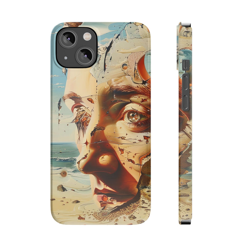 Waves of Thought Slim Phone Case