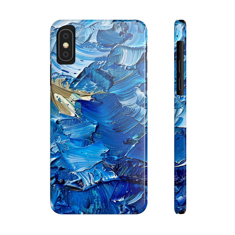 Golden Serenity Slim Phone Cases