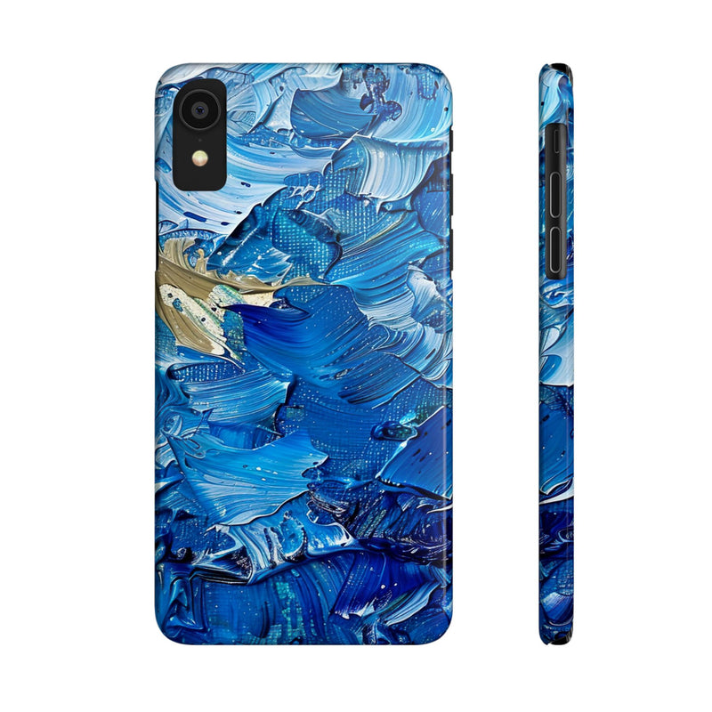 Golden Serenity Slim Phone Cases