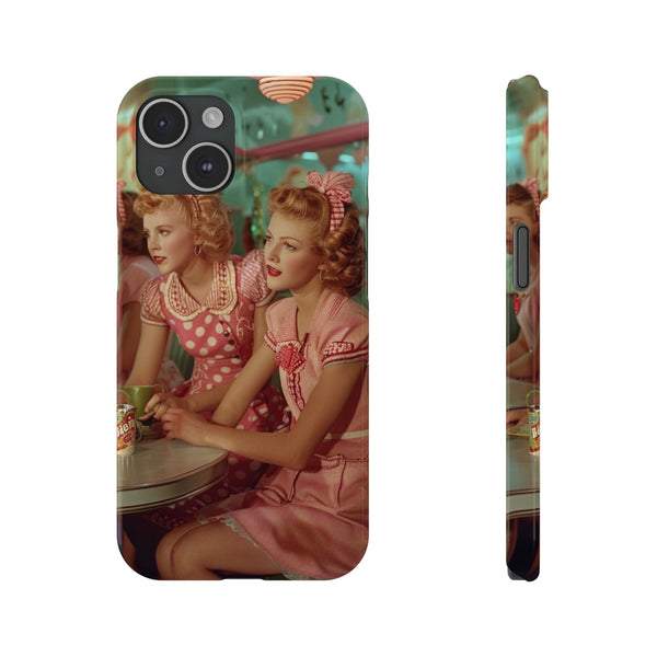 Diner Dolls Slim Phone Case