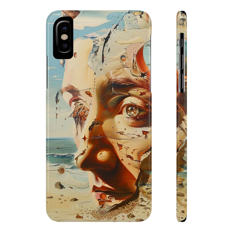 Waves of Thought Slim Phone Case