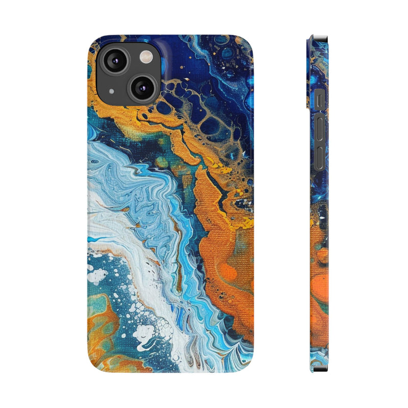 Water Symphony Slim Phone Case