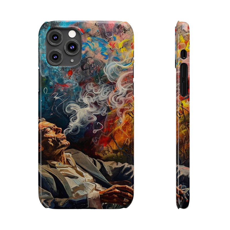 Exhaling Art Slim Phone Case