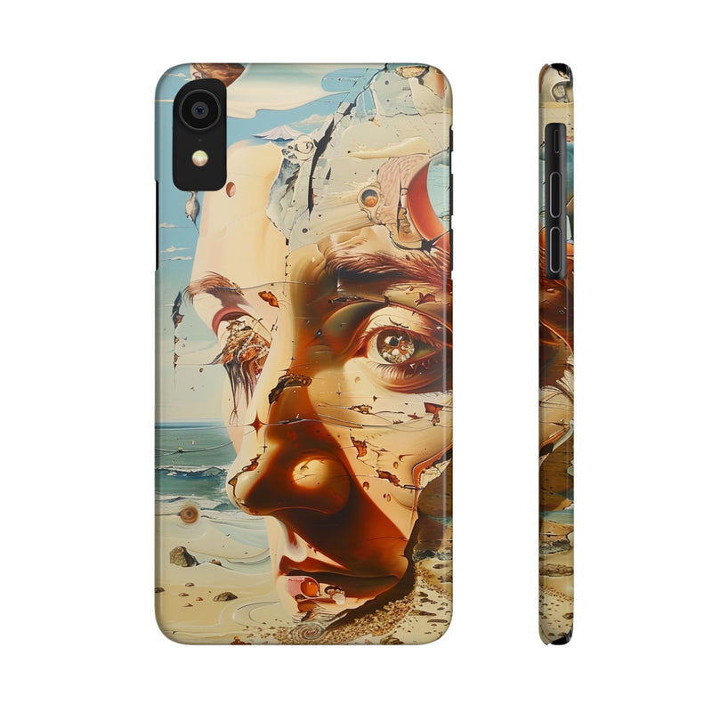 Waves of Thought Slim Phone Case