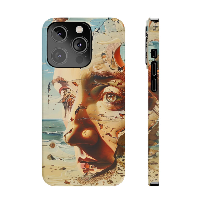 Waves of Thought Slim Phone Case