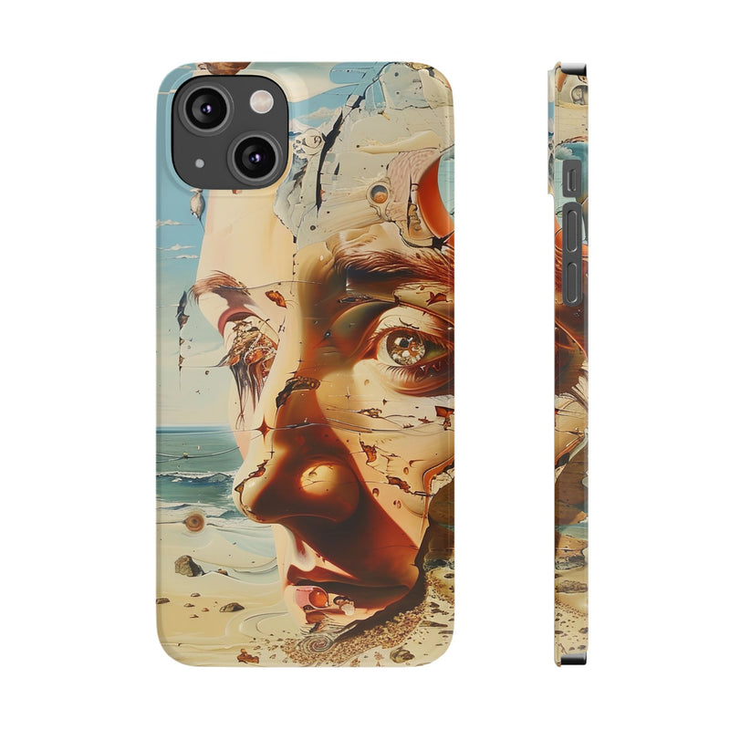 Waves of Thought Slim Phone Case