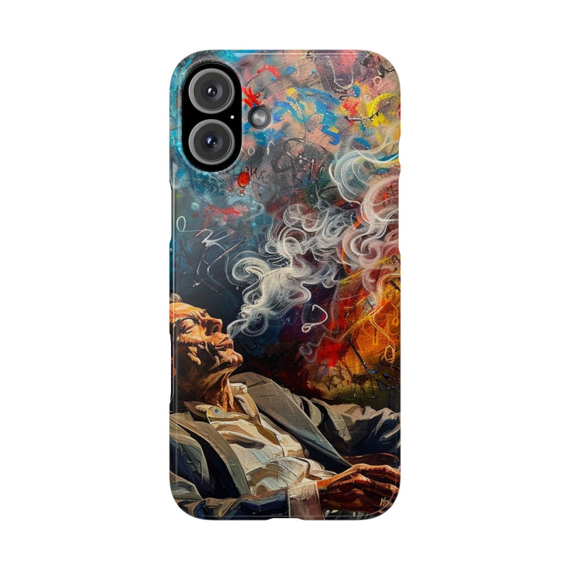 Exhaling Art Slim Phone Case