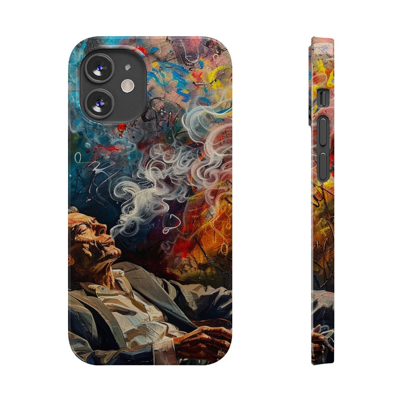 Exhaling Art Slim Phone Case