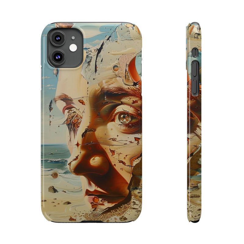 Waves of Thought Slim Phone Case