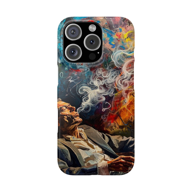 Exhaling Art Slim Phone Case