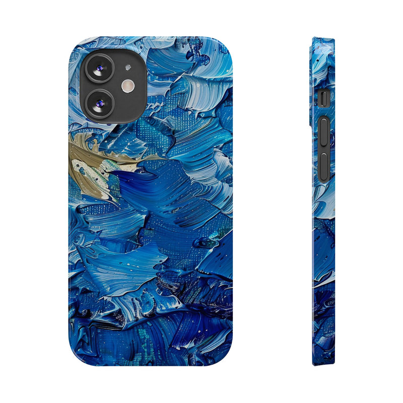 Golden Serenity Slim Phone Cases