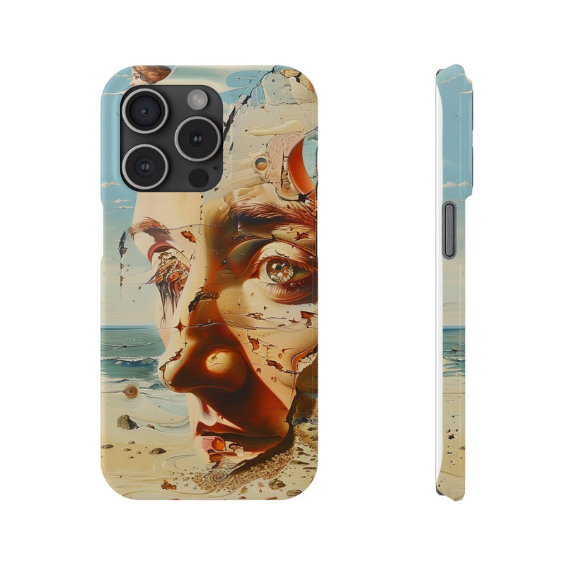 Waves of Thought Slim Phone Case