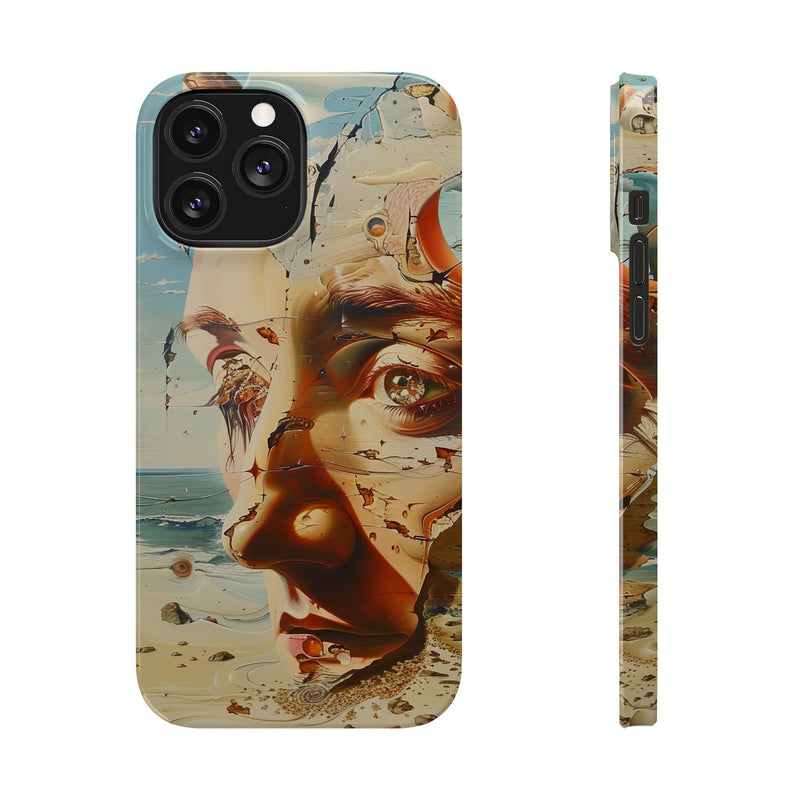 Waves of Thought Slim Phone Case