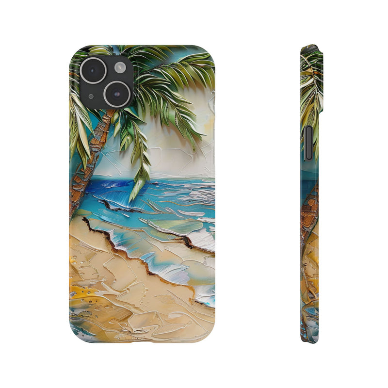 Seaside Serenity Slim Phone Case