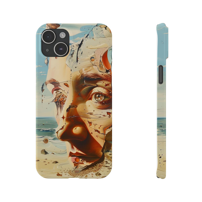 Waves of Thought Slim Phone Case