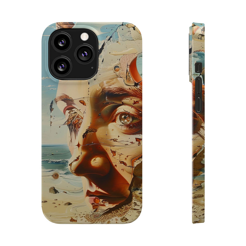 Waves of Thought Slim Phone Case