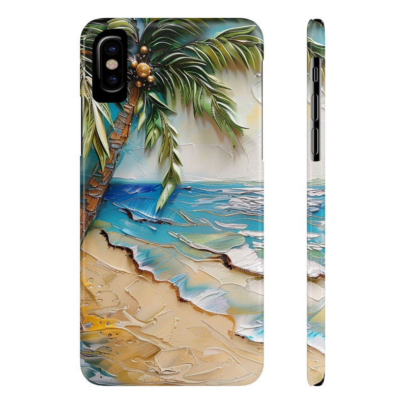 Seaside Serenity Slim Phone Case