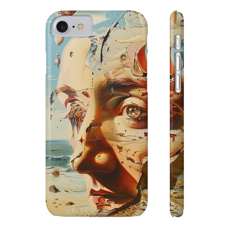 Waves of Thought Slim Phone Case