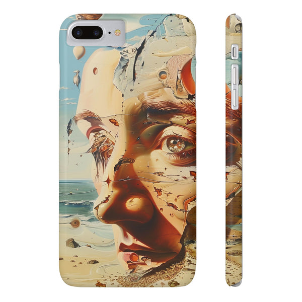 Waves of Thought Slim Phone Case