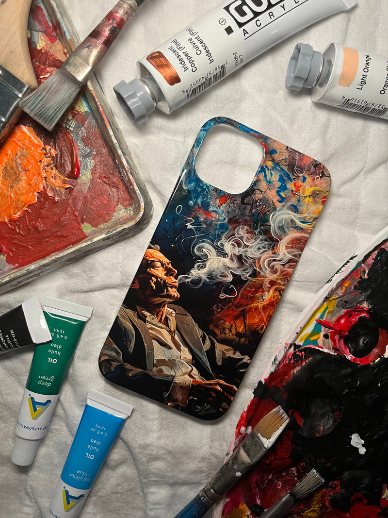 Exhaling Art Slim Phone Case