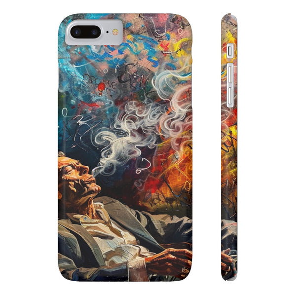 Exhaling Art Slim Phone Case