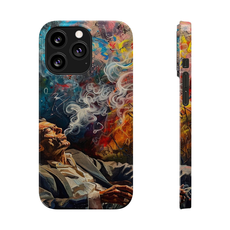 Exhaling Art Slim Phone Case