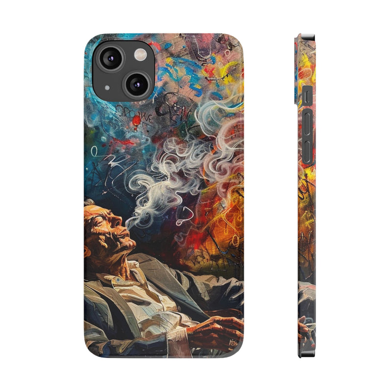 Exhaling Art Slim Phone Case