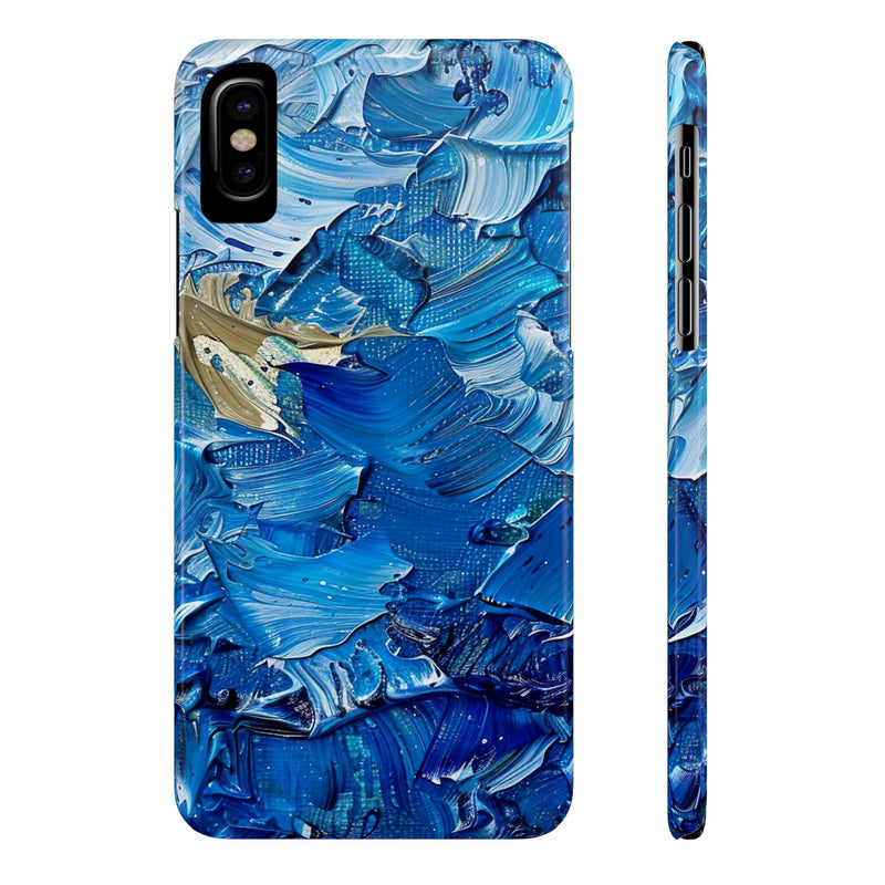 Golden Serenity Slim Phone Cases