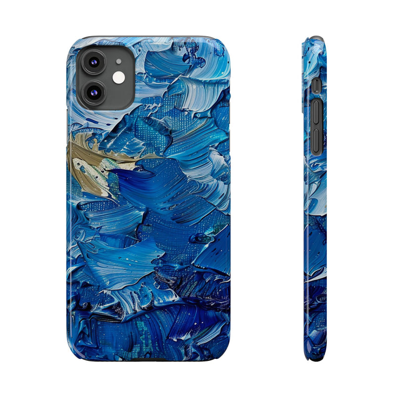 Golden Serenity Slim Phone Cases