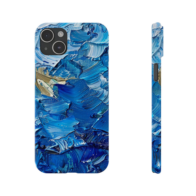 Golden Serenity Slim Phone Cases