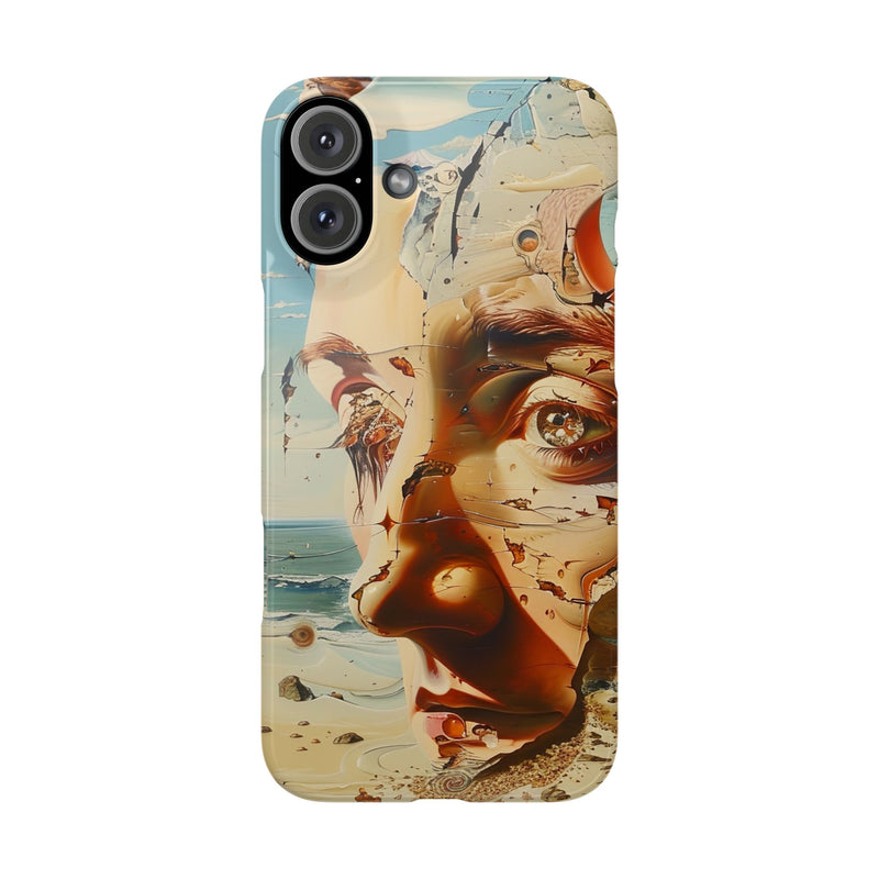 Waves of Thought Slim Phone Case