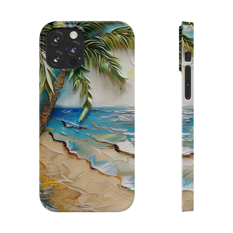 Seaside Serenity Slim Phone Case