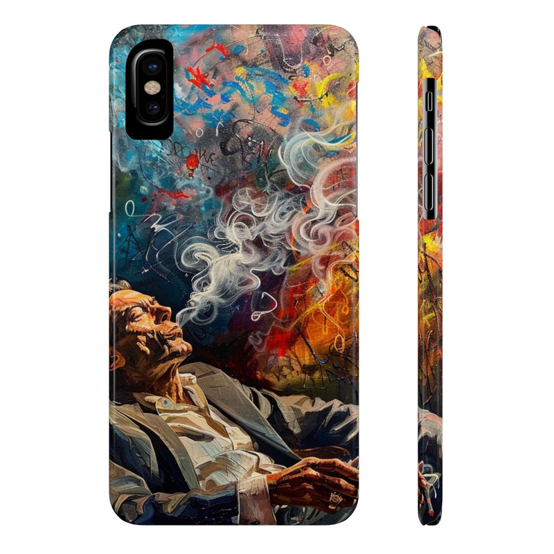 Exhaling Art Slim Phone Case