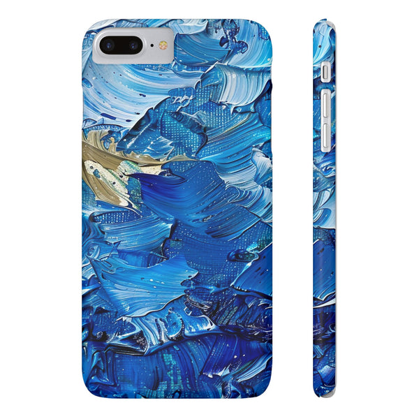 Golden Serenity Slim Phone Cases