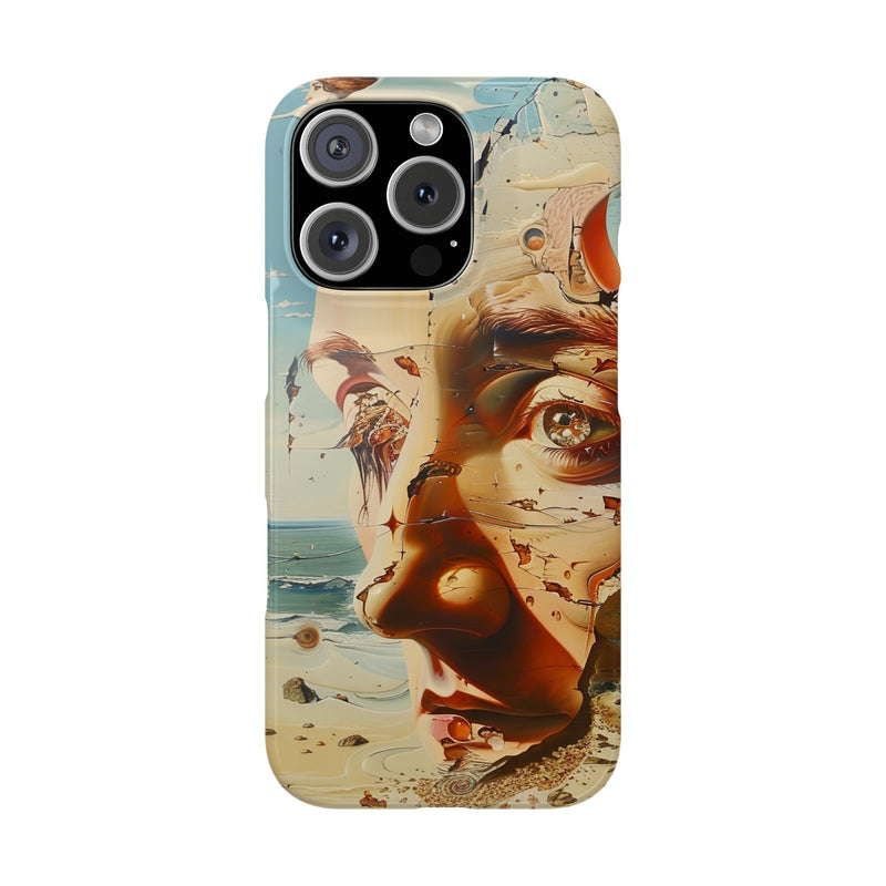 Waves of Thought Slim Phone Case