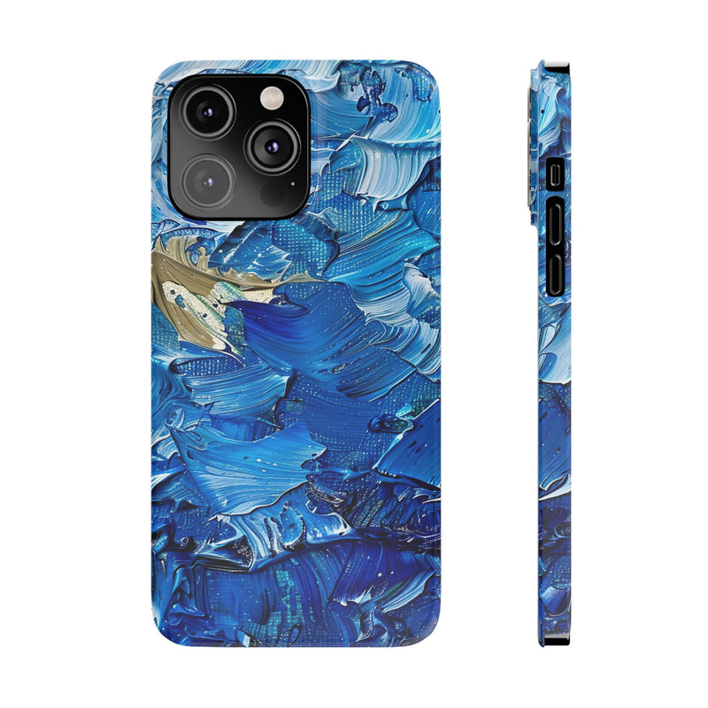 Golden Serenity Slim Phone Cases