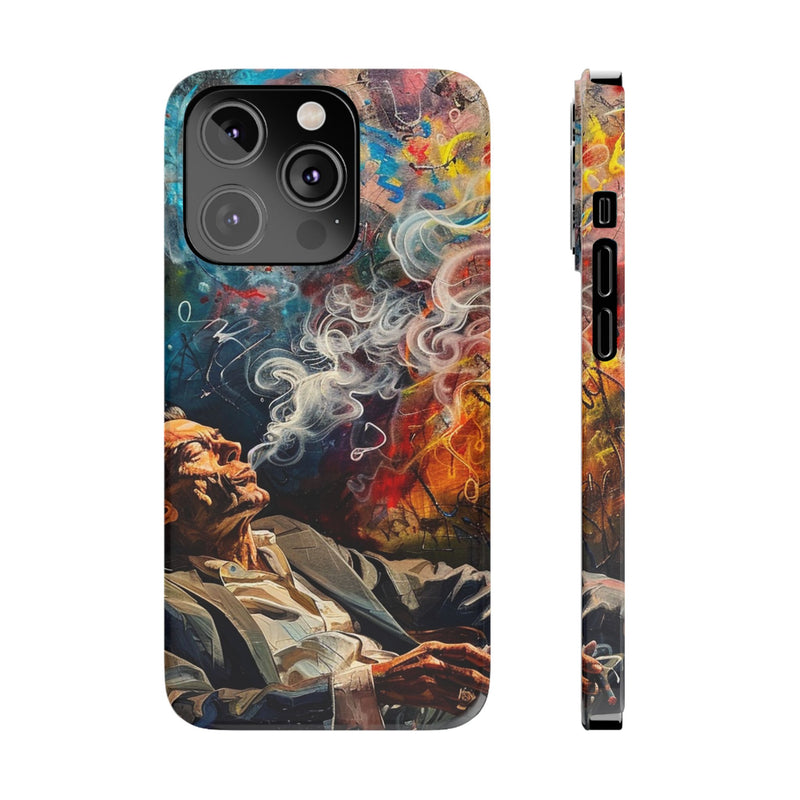 Exhaling Art Slim Phone Case