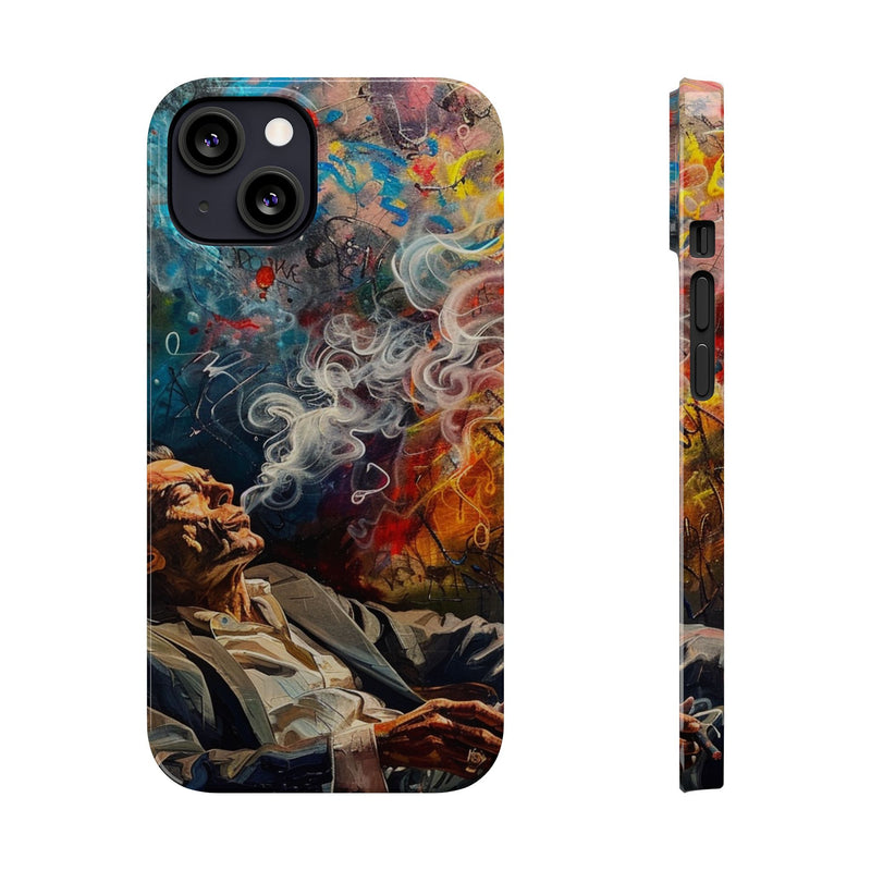 Exhaling Art Slim Phone Case