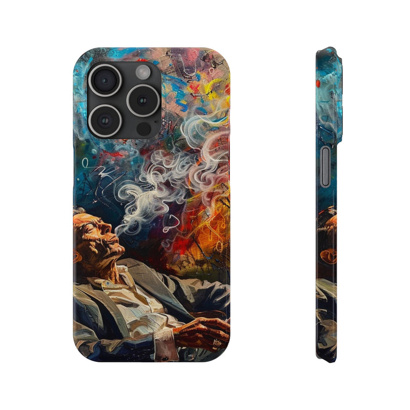 Exhaling Art Slim Phone Case