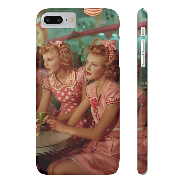 Diner Dolls Slim Phone Case