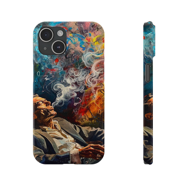 Exhaling Art Slim Phone Case