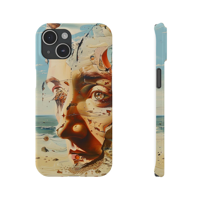 Waves of Thought Slim Phone Case