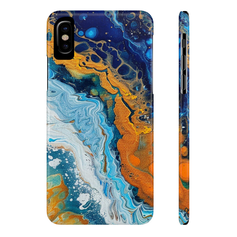 Water Symphony Slim Phone Case