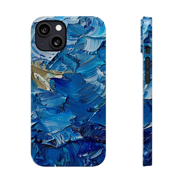 Golden Serenity Slim Phone Cases