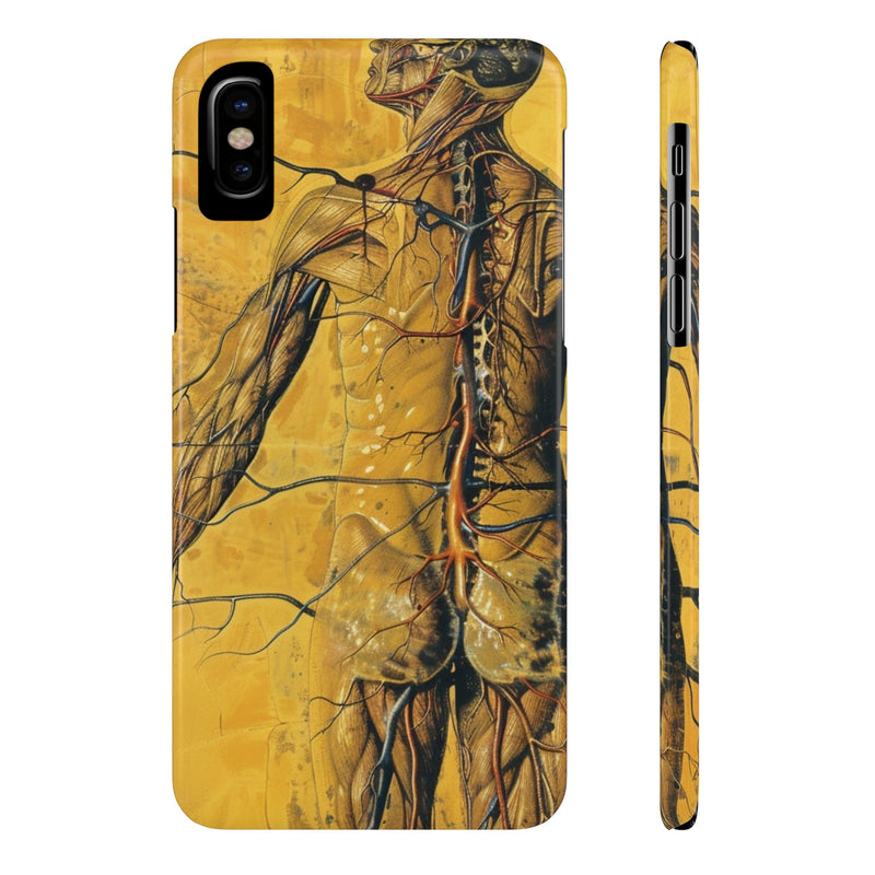 Neural Symphony Slim Phone Case