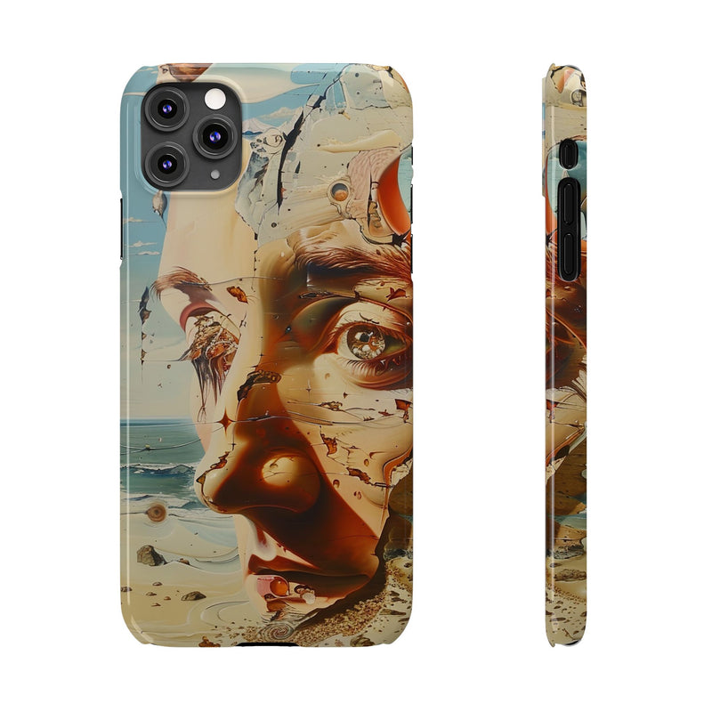 Waves of Thought Slim Phone Case