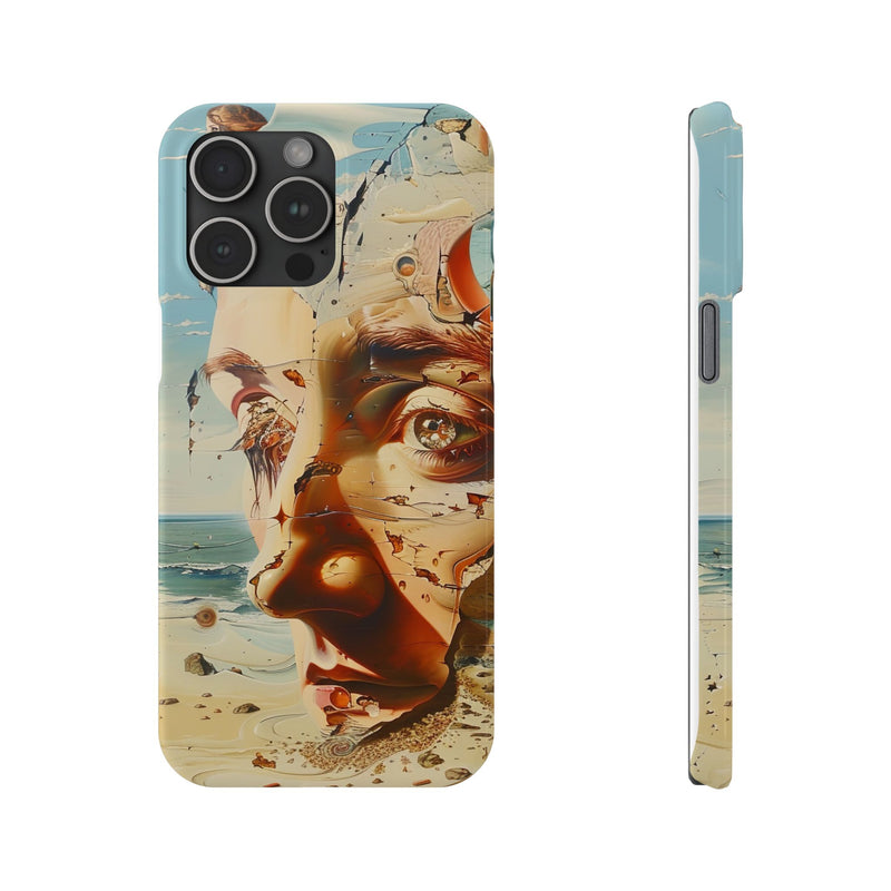 Waves of Thought Slim Phone Case