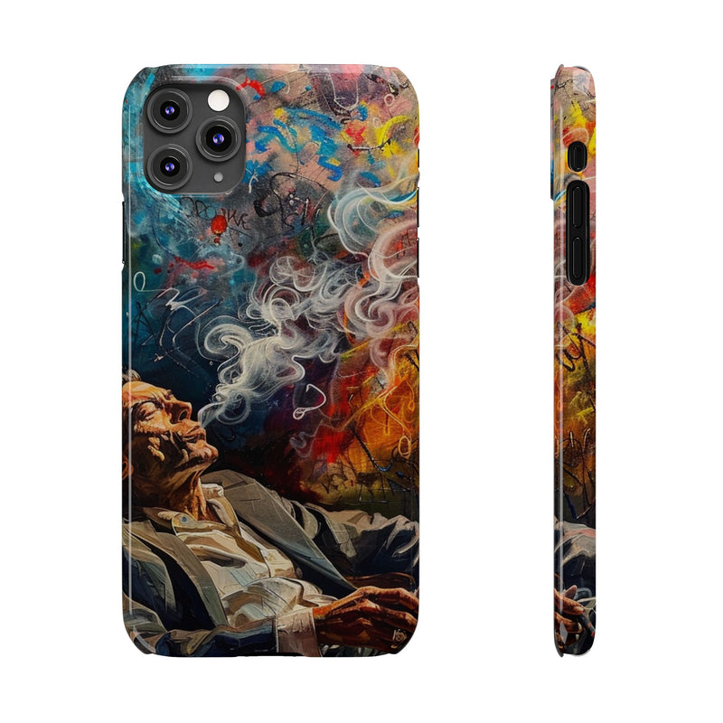 Exhaling Art Slim Phone Case