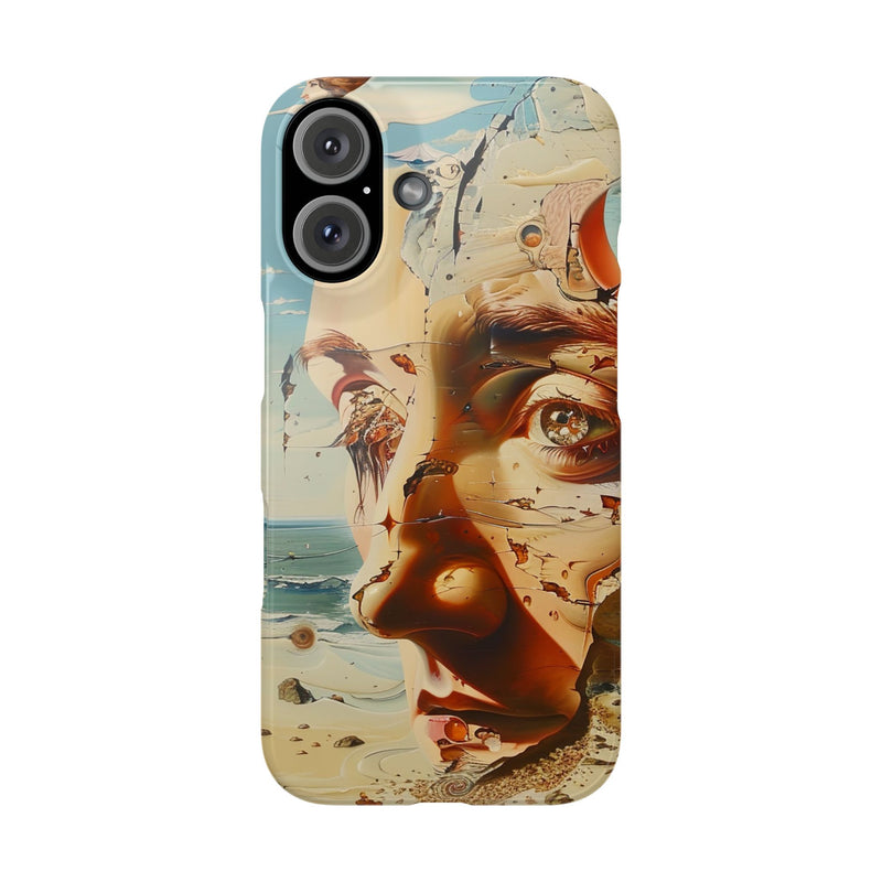 Waves of Thought Slim Phone Case