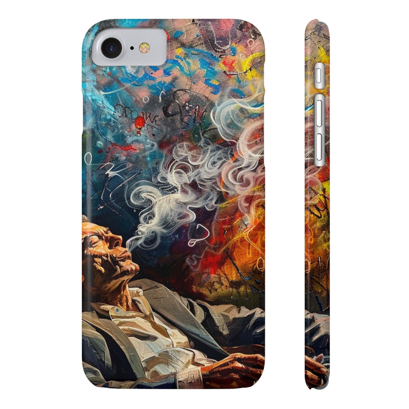 Exhaling Art Slim Phone Case